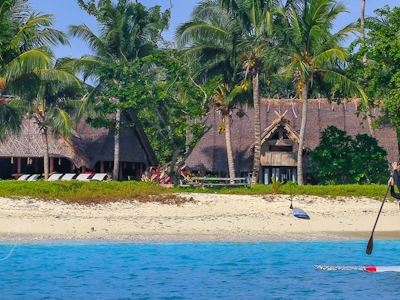 The lagoon between the surf and Kandui Villas