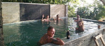 Private pool at Damai Bungalows