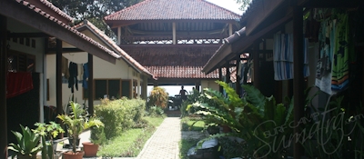 Bali style bungalows