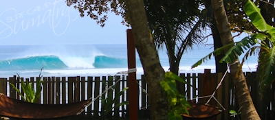 Surf views from the camp