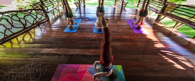 Yoga session at Awera