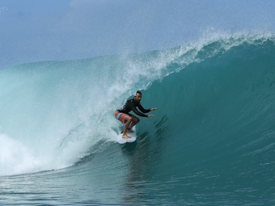 One of Sumatra's most consistent waves