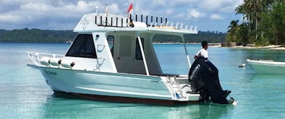 Ratu Ombak is a brand new boat fitted with a 250 hp Suzuki outboard