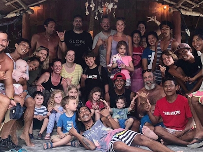 Everyone is family at the camp