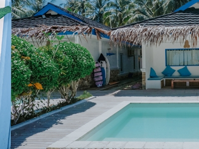 Private dip pool for each villa