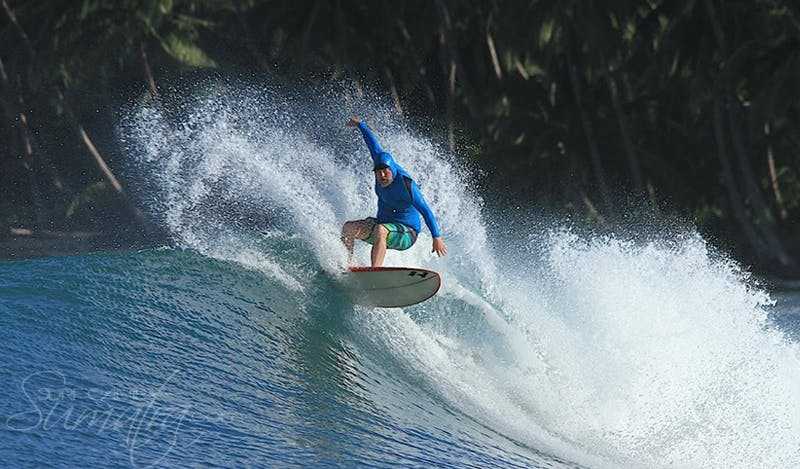 Tantras (South) surf break Sumatra