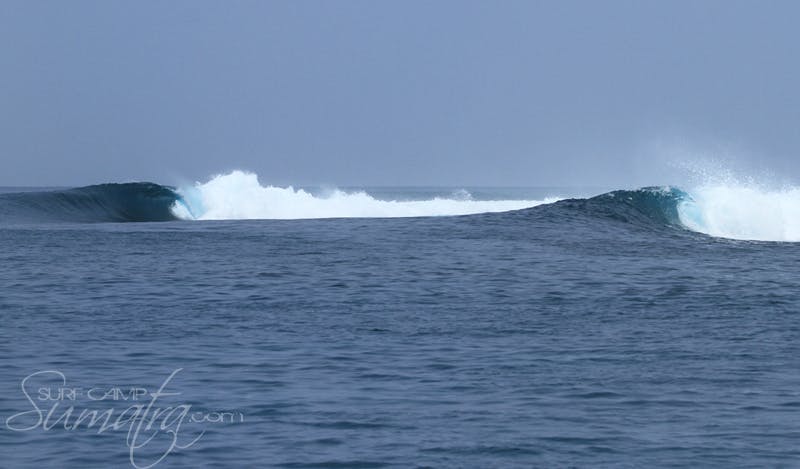 Shhhhh (Middle) surf break Sumatra