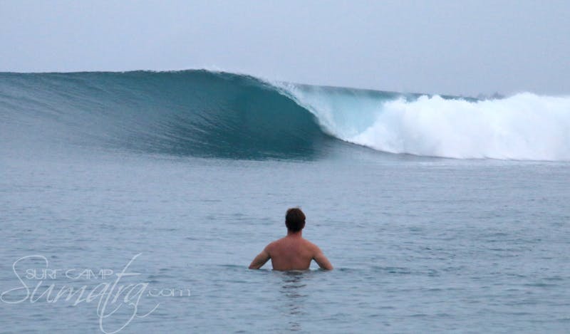Shadow Right surf break Sumatra