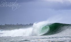 Chongs surf break Sumatra