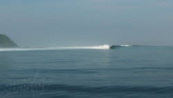 Hookers surf break Sumatra