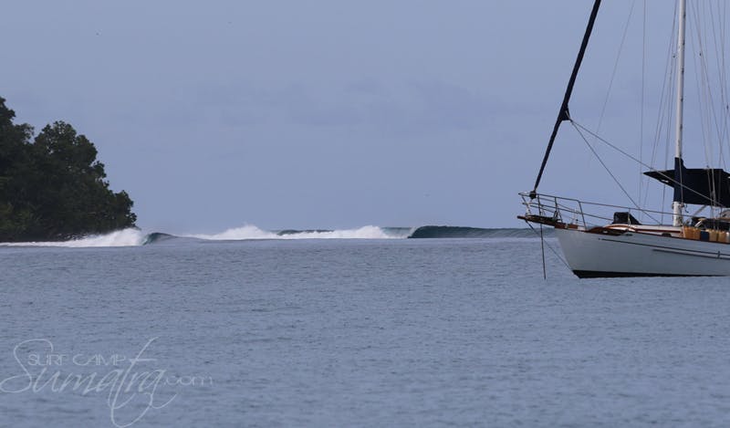 Lolok Point surf break Sumatra