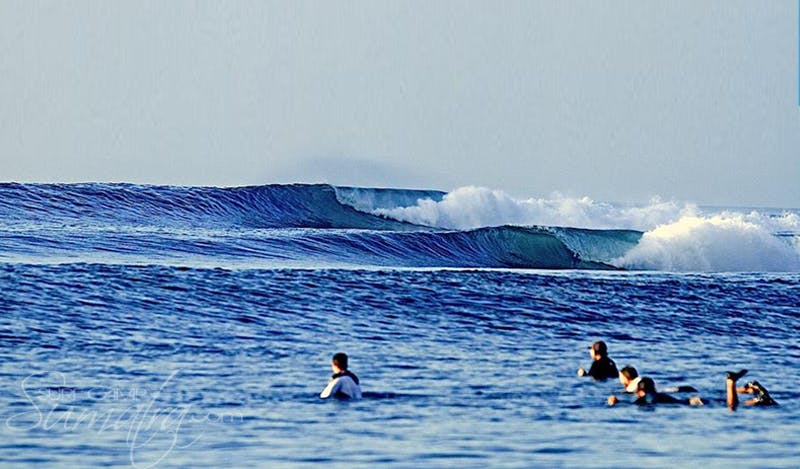 Tantang (South) surf break Sumatra