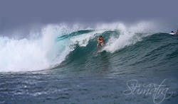 Thunders surf break Sumatra