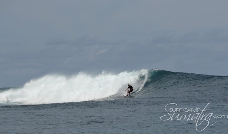 Dylan's Left surf break Sumatra