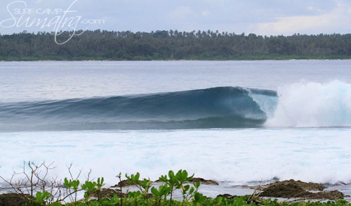 Dylan's Right surf break Sumatra