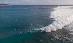 Backyards surf break Sumatra