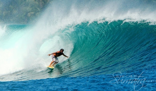 Lado Lado (South) surf break Sumatra