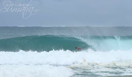 Lances Left  Surfing Nahua