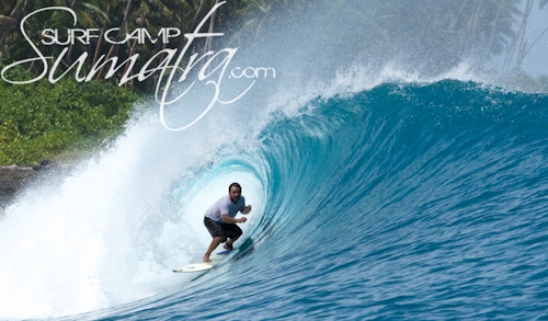 Hamutala surf break Sumatra