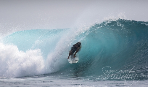 Hideaways surf break Sumatra