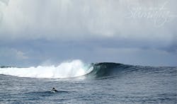 Rags Left surf break Sumatra