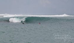 Mini Macas surf break Sumatra