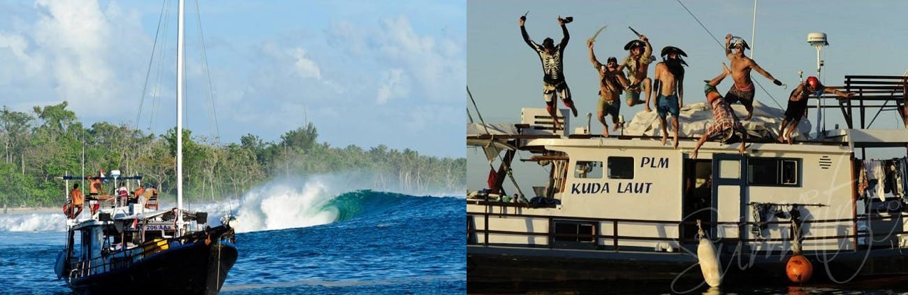 On location in the Mentawai islands