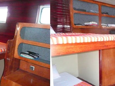 5 air conditioned cabins