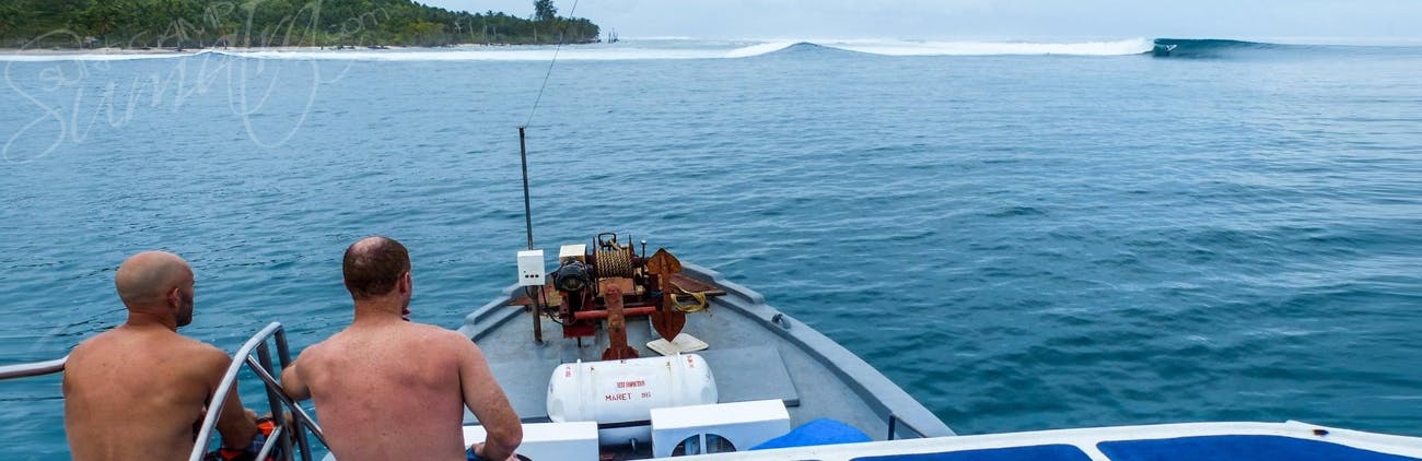 Surf check aboard Wave Hunter