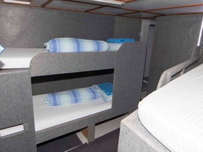 One of the 4 private guest cabins