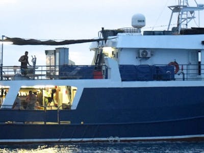The Santana Laut was converted from a fishing trawler into a surf charter in 2015