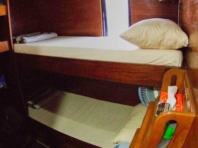 4 x twin bed cabins aboard the Naga Laut