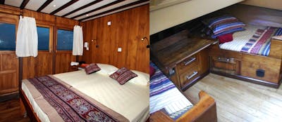 Excellent private cabins
