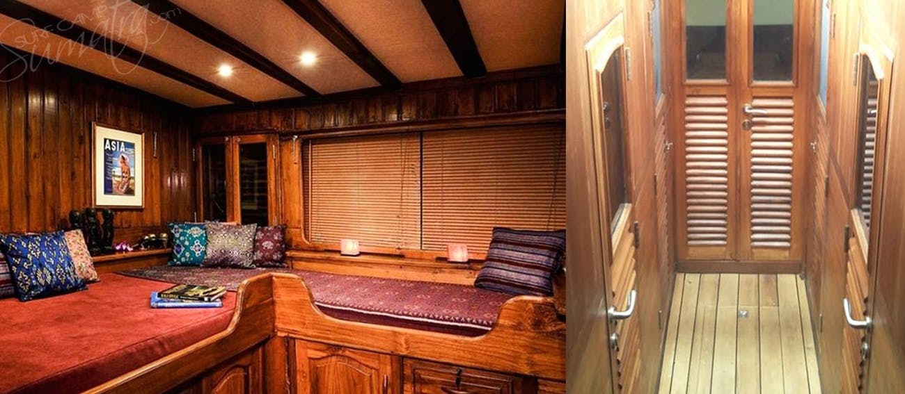 Fantastic cabins considering its a low priced charter boat