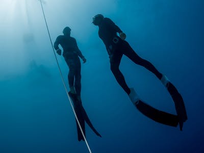 Free diving courses available on board the Jiwa