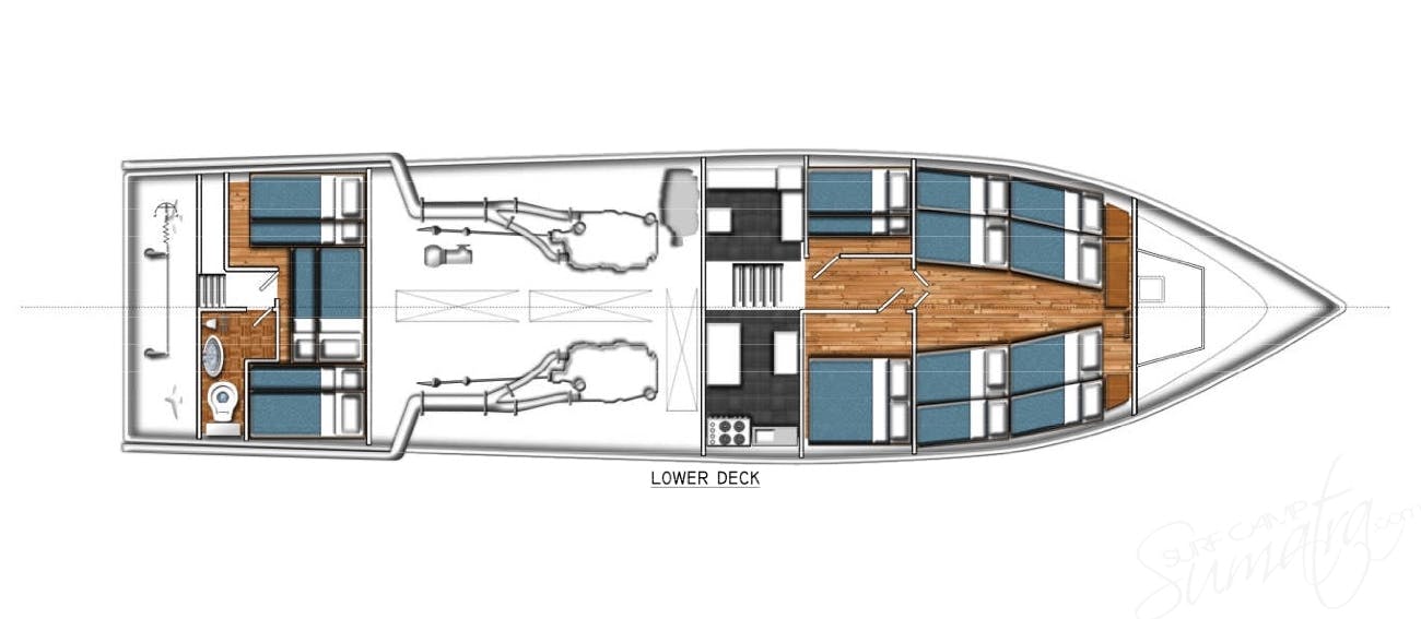 Huey lower deck