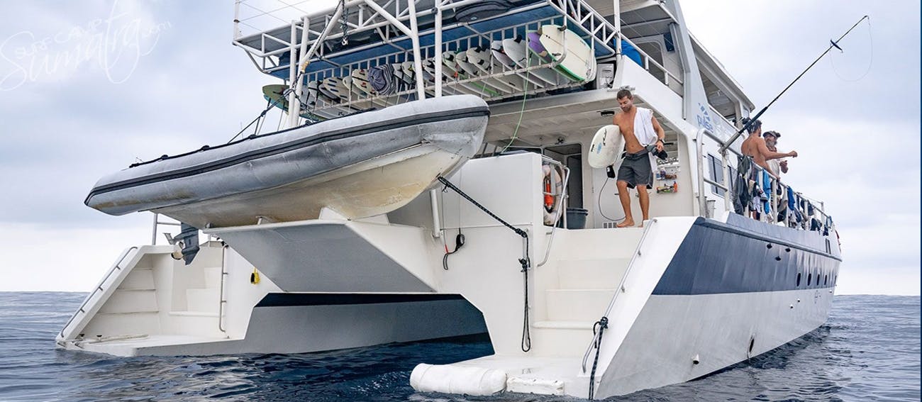 Catamarans provide more stability than single hull vessels