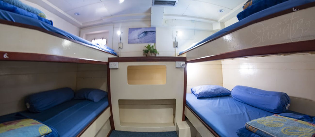 3 or 4 guests per cabin