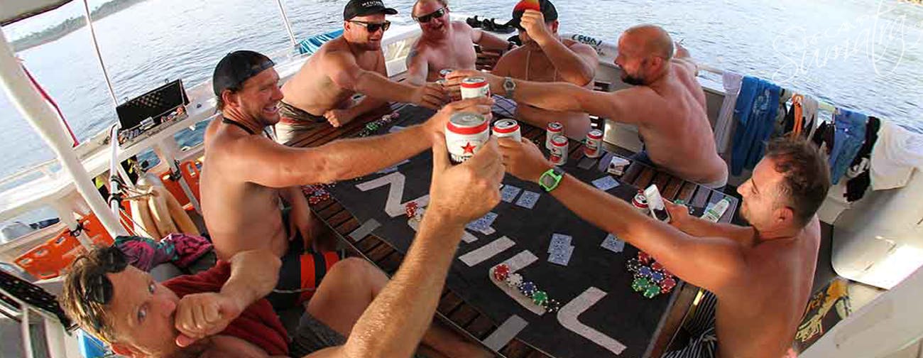 Bintang time on the upper deck